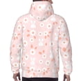 thumbnail image 7 of Sikiie Flower Rabbit Men's Hoodie, Essentials Hoodie, Sweatshirt, Pullover Hooded Sweatshirt for Men-X-Large, 7 of 7
