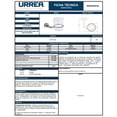 thumbnail image 2 of Porta Cepillos Urrea Acero inox Con Vaso Cristal EO.07.9, 2 of 2