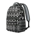 thumbnail image 2 of Boho Chic Work Backpack - Retro Tribal Print Bookbag with 17" Laptop Sleeve | Large Capacity Campus Backpack for Students, Commuting & Daily Use, 2 of 6