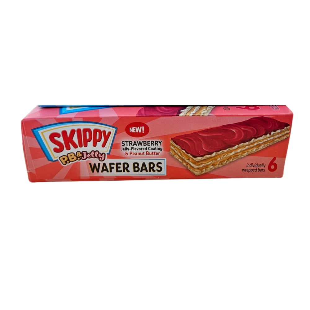 Skippy Peanut Butter & Strawberry Jelly Wafer Bars 7.8 Oz Box (3 pack)