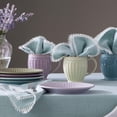thumbnail image 4 of Lenox French Perle Solid Napkins, Set of 4, Ice Blue - 19"W x 19"L, 4 of 7