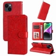 thumbnail image 5 of Funda tipo cartera GANGXUN para iPhone 15 , diseño girasol, cuero PU, soporte, cierre magnético, tarjetero, 5 of 5