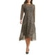 thumbnail image 1 of Vestido midi de manga larga de chifón Tommy Hilfiger para mujer, 1 of 3