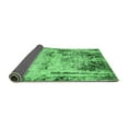 thumbnail image 2 of Ahgly Company Indoor Square Abstract Emerald Green Modern Area Rugs, 3' Square, 2 of 4