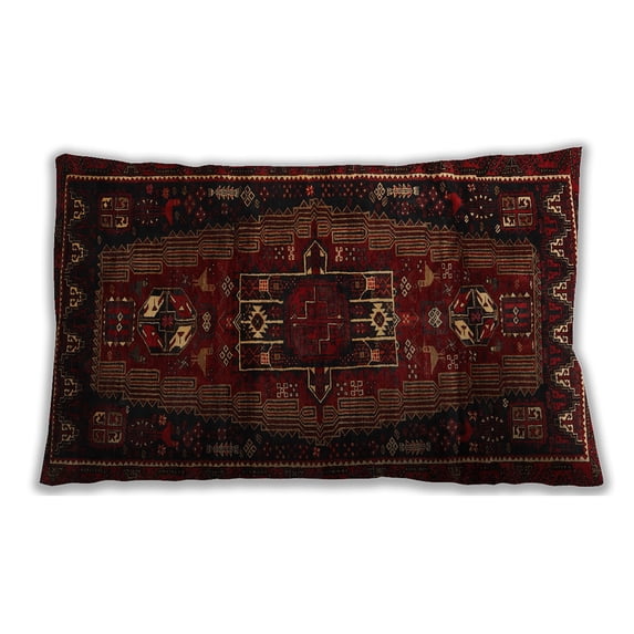 Ahgly Company Outdoor Rectangular Traditional Lumbar Throw Pillow, 13 inch by 19 inch