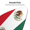 thumbnail image 7 of 6 Pack Guitar Picks Plectrums Flag-Of-Mexico Guitar Pick Guitar Picks for Women Men Beginner Guitar Palyers, 7 of 7