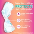 thumbnail image 4 of Always Radiant Teen Pads, Size 1, Regular, with Wings, Unscented, 4 of 16