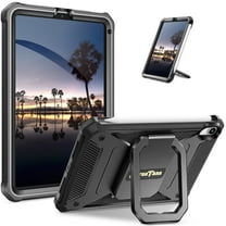 Fintie Case for iPad Mini 7 (A17 Pro) 2024 / iPad Mini 6 2021 - [Tuatara Magic Ring] 360 Degree Rotating Grip Shockproof Rugged Cover w/Built-in Screen Protector