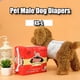 thumbnail image 2 of Pañales universales para perros machos, altamente eficientes, absorbentes de agua, antifugas menstruales, ropa interior sanitaria desechable seca, pañales para mascotas, 2 of 5