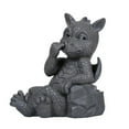 thumbnail image 1 of Statue de Jardin en Polyresine pour Bébé Dragon Décoration Extérieure, 1 of 3
