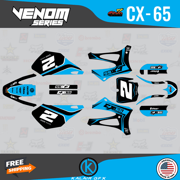 Kalair GFX Graphics Kit for Cobra CX65 (2010-2020) Venom Series