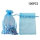 thumbnail image 3 of 100 Bolsas De Organza Bolsitas De Regalo De Organza Bolsa De Almacenamiento Para Joyas Regalos Bodas Dulces 3,5 X 2,5 Pulgadas, 3 of 3