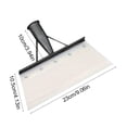 thumbnail image 3 of Uuiauoio Flat Shovel, Ice Scraper, Snow Shovel, Floor Scraper, Heavy Duty Ice Chopper, Multifunctional Weed Removal Tool for Driveway, Walkway, Garden and Outdoor Cleaning(Without handle), 3 of 6