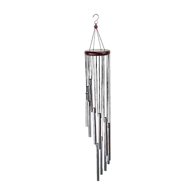 Xihbxyly Dia Del Primer Ministro Campana de Viento de Varios Tubos de Metal y Madera Creativa para Interior Decoche con Producto de Cerio, Puerta de Casa Nueva con Cerio