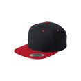 thumbnail image 1 of Top Headwear Flat Bill Snapback Cap - Black/Red, 1 of 1