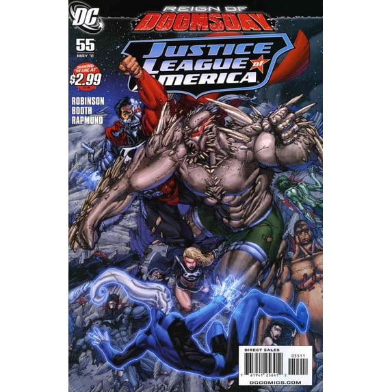 Justice League of America (2nd Series) #55 VF ; DC Comic Book