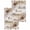 Beige Brown, variant on Wooden Grain Kitchen Dish Towels for Drying Dishes Set of 4, Red Country Texas Star Branches Berry Waffle Weave Microfiber Hand Tea Bathroom Towels Quick Dry & Absorbent Towel 15.7x23.6