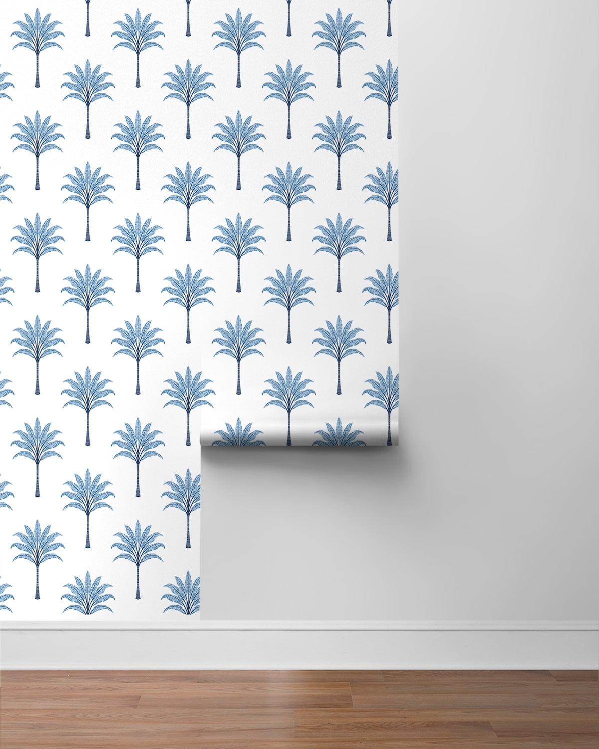 Harry & Grace Blue Lake Montgomery Palm Peel and Stick Wallpaper