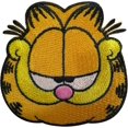 thumbnail image 1 of Garfield Patch Cat Embroidered Badge Iron on Sew on Clothes Embroidered Bag Applique, 1 of 3