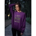 thumbnail image 2 of Abstract Space Rave Style Sweatshirt Women -Image by Shutterstock, Female 5X-Large, 2 of 4