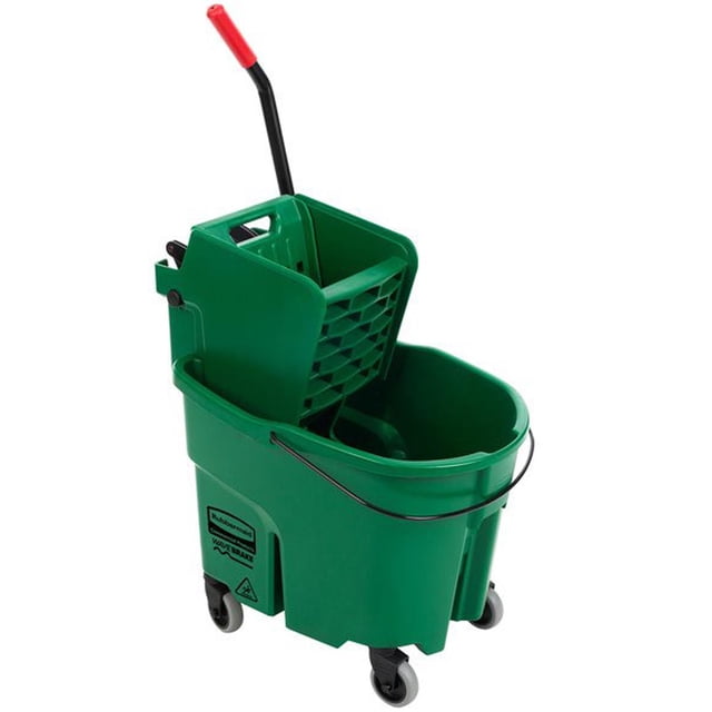 Cubeta Exprimidora Rubbermaid WaveBrake Verde