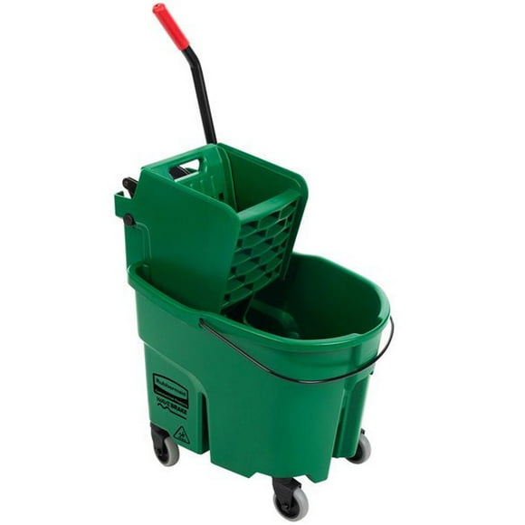 Cubeta Exprimidora Rubbermaid WaveBrake Verde