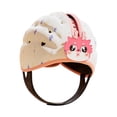 thumbnail image 3 of Protector del casco de bebé Anti Fall Head Cushion cómodo suave para el casco infantil para caminar por 6-24 meses Rosa, 3 of 9