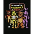 thumbnail image 2 of Five Nights At Freddy's Freddy Fazbear's Pizza Boy's Black Long Sleeve Shirt-XL, 2 of 3
