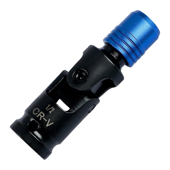 Adaptador de llave eléctrica, junta universal, adaptador de mandril, reparación de llave cuadrada de 1/2 pulgada a convertidor de vástago hexagonal de