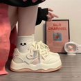 thumbnail image 1 of Zapatos de mujer Dopamine Primavera y otoño versátiles de suela gruesa nicho amor zapatos blancos zapatos casuales de tabla, 1 of 6