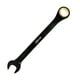 thumbnail image 2 of Juego de Llaves Combinadas Con Matraca Fraccionales Negro, 2 of 2