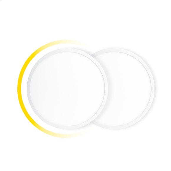 Panel LED ICON Ajustable 20W Luz Cálida 25,000 hrs de uso ICON Pack 2 pzas.