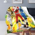 thumbnail image 7 of Power Rangers Fleece Blanket Super Soft Cozy Throw Blanket Fuzzy Comfy Flannel Blanket Warm Plush Blankets And Throws For Couch, Sofa, Bed 60"X50", 7 of 7