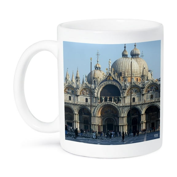 3dRose, Outside of St. Marks Cathedral in Venice Italy, 15oz Mug
