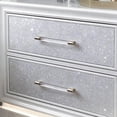 thumbnail image 6 of Roundhill Furniture Galaxy 2-Drawer Bedroom Nightstand with LED Lights in Pearlized White, 6 of 14