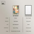 thumbnail image 6 of Chromatic Surge III Shadowbox Print Colorful Abstracts by Art Remedy, Blonde Frame, 24 x 36, 6 of 7