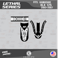 thumbnail image 3 of Kalair GFX Graphics Kit for Kawasaki KLX125 (2003-2007) Lethal Series, 3 of 5