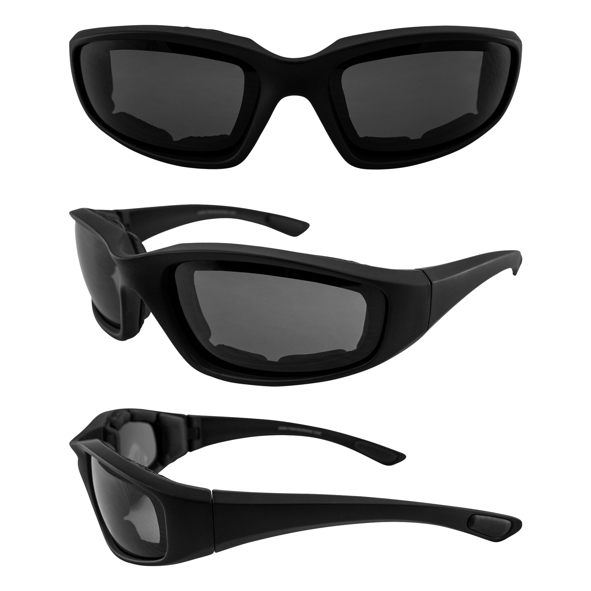Maxx SS1 ANSI Safety Glasses HD Lenses with Foam Black Frame Sports Sunglasses