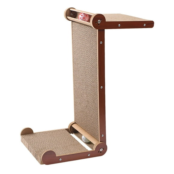 Rascador para gatos en forma de L, almohadilla para rascar de cartón, Protector para muebles, rascador para gatos