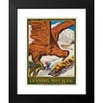 thumbnail image 2 of Auguste Matisse 19x24 Black Modern Framed Museum Art Print Titled - Chamonix Mont-Blanc, Viiime Olympiad 1924 (1924), 2 of 5