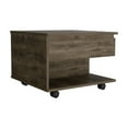 thumbnail image 4 of JERFIT Mercuri Lift Top Coffee Table with Wheels, Dark Brown Lift-Top Cocktail Table with Hidden Storage and Locking Casters, 4 of 7