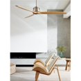 thumbnail image 1 of Lucci Air 210506010 Ventilateur de Plafond CC Airfusion Akmani de 60 Po, Chrome Brossé et Teck, 1 of 1