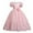 Pink, variant on Zpanxa Toddler Girls Puff Sleeve Princess Dress, Little Girls Party Wedding Dress, Short Sleeve Net Gauze Dress, Kids Pageant Flower Girl Dress, Birthday Christmas Gifts for Girls Blue (3-4 Years)