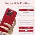 thumbnail image 4 of Allytechgroup Slim Case Compatible with iPhone 16 Pro, Hard PC Rugged Heavy Duty Durable Cover Case Shockproof and Anti-Scratch Back Cover for Apple iPhone 16 Pro, Red, 4 of 5