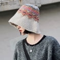 thumbnail image 6 of COCOpeaunt Female Knitting Bucket Hats Harajuku Bucket Hat Fishing Outdoor Panama Hip Hop Cap Mens Summer for Fisherman Hat Women Spring, 6 of 6