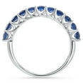 thumbnail image 3 of Pompeii 2.50Ct Blue Sapphire Wedding Anniversary Ring Stackable 14k White Gold Band (,), 3 of 6