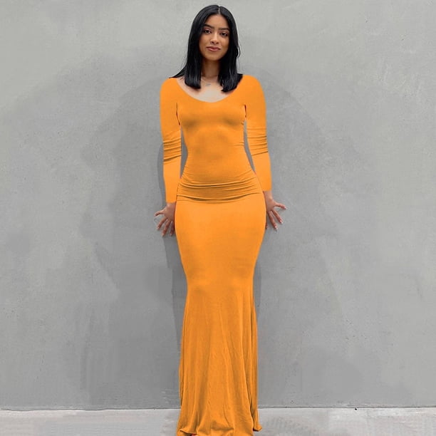 2023 Summer Women Sexy Spaghetti Strap Black Skims Long Dress Y2k Sleeveless Solid Skinny Bodycon Trumpet Maxi Dresses VestidosL Gao Jinjia LED