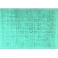 thumbnail image 1 of Ahgly Company Indoor Rectangle Persian Turquoise Blue Traditional Area Rugs, 6' x 9', 1 of 4