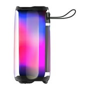 Waloo Wireless Portable Bluetooth Speaker with 360 Degrees LED Lights, Powerful Sound and Deep Bass 2 LB.