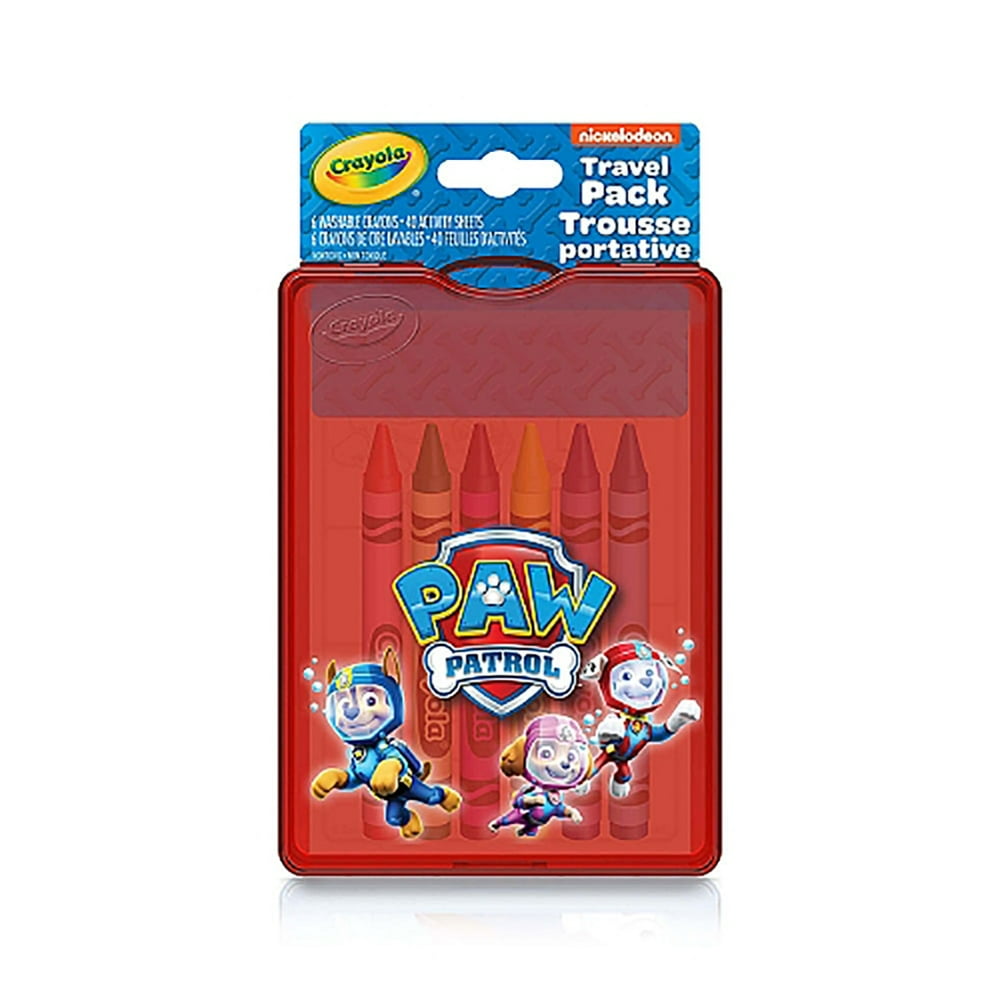 paw patrol travel activity set